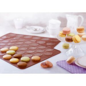 Flexi' Plaque silicone 36 coques macarons Mathon []