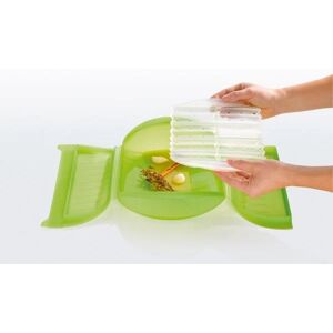 Papillote silicone avec grille 27,5 cm Lekue [Gris metallise]