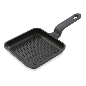 Mini grill antiadherent en fonte d'aluminium 14 cm Mathon [Noir]