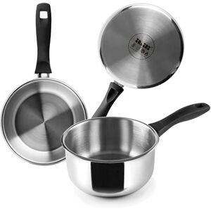 Casserole en acier inoxydable 12 cm Ibili [Bois]