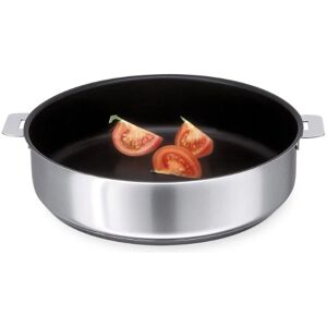 Sauteuse revetue Mutine 28 cm sans manche Cristel [Noir]