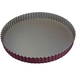 Tourtiere ronde cannelee fond fixe 32 cm Gobel []