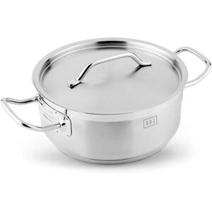 Casserole sans couvercle Premium Ø 28 x 8 cm BOJ [Gris metallise]