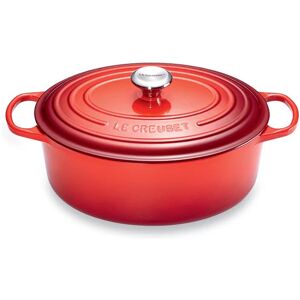 Cocotte fonte ovale cerise 31 cm Le Creuset [Orange]