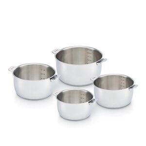 Set de 4 casseroles Select 14 16 18 20 cm Beka [Gris metallise]