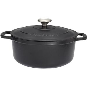 Cocotte Sublime fonte rond 6,1 L 28 cm noir Chasseur [Rouge]