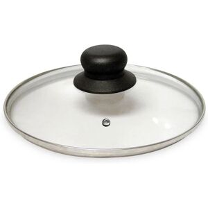 Couvercle en verre cercle inox 24 cm Mathon []