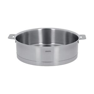 Sauteuse inox Strate 24 cm Cristel [Gris metallise]