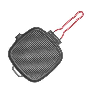 Grill carre manche amovible 27,5 cm Invicta [Rouge]