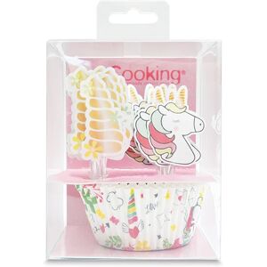 Caissettes et cake toppers Licorne 24 pieces Scrapcooking []