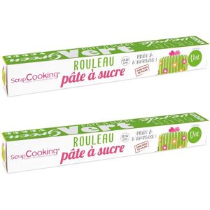 2 pates a sucre en rouleau Ø 36 cm - vert Scrapcooking