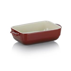 Plat a four rectangulaire en ceramique 22,5 cm rouge Kela [Beige]