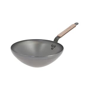 Wok Mineral B Bois 28 cm De Buyer [Gris]