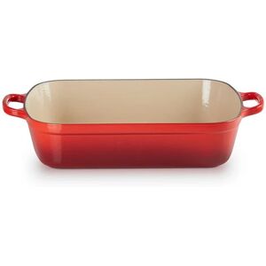 Plat rectangulaire fonte emaillee 37 cm Cerise Le Creuset []