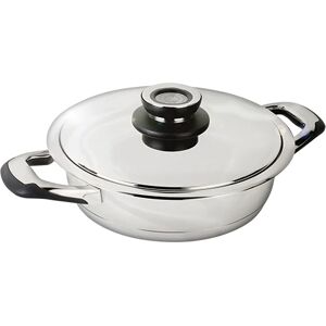 Sauteuse basse temperature 24 cm 3 L Ecovitam [Gris metallise]