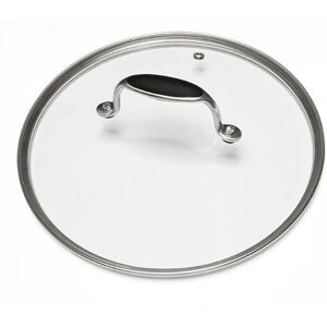 Couvercle en verre Excell'Inox 24 cm Mathon [Blanc]