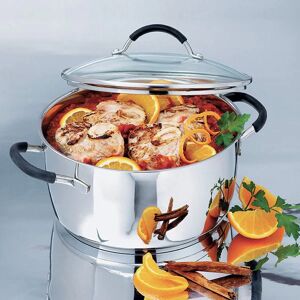 Faitout inox Rapid Cook avec couvercle 24 cm 5 L Mathon []