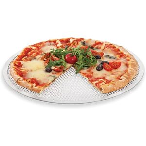 Grille de cuisson perforee pour pizza ronde 31 cm Mathon [Gris metallise]