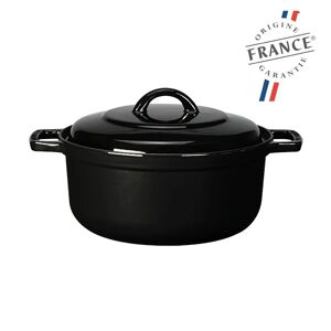 Cocotte bistrot noir 2 a 4 personnes 20 cm Invicta [Rouge]