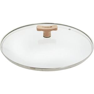 Couvercle verre 20 cm bouton bois de hetre De Buyer []