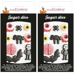 18 decors sucres Horreur Halloween Scrapcooking