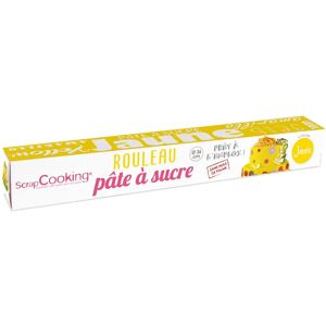 Pate a sucre en rouleau jaune Ø 36 cm - 430 g Scrapcooking