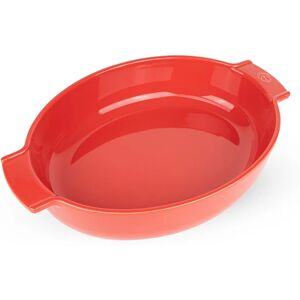 Plat a four ovale Appolia 40 cm rouge Peugeot [Noir]