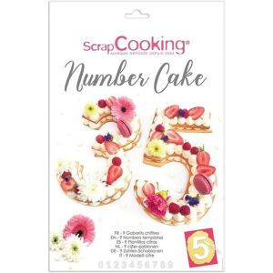 2 coffrets Number cake Scrapcooking