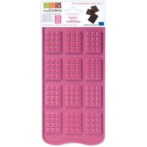 Moule en silicone pour 12 mini-tablettes de chocolat Scrapcooking