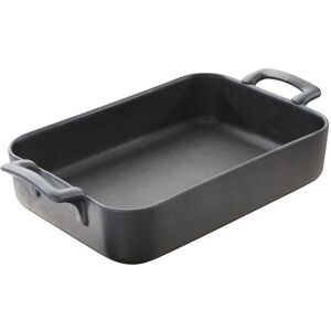 Plat rectangulaire Belle Cuisine Effet Fonte 26 cm Revol [Noir]