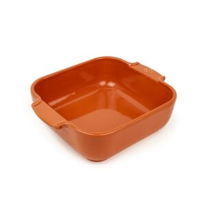 Plat carre ceramique terracotta 21 cm Peugeot [Noir]