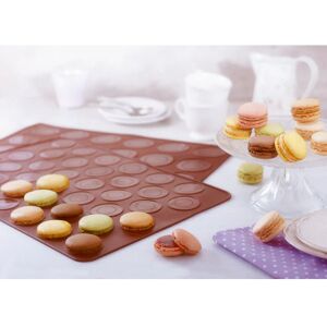 Flexi' Plaque silicone 36 coques macarons Mathon