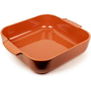 Plat carre ceramique terracotta 36 cm Peugeot [Noir]