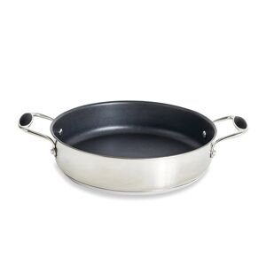 Sauteuse 2 anses inox antiadherente 28 cm Excell'Inox Mathon [Gris metallise]