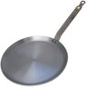 Poêle à crêpes tôle d'acier blanc Mineral B Element 24 cm De Buyer [Gris métallisé]