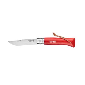 Couteau pliant N°08 baroudeur rouge 8,5 cm Opinel [Bois]