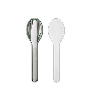 Set de 3 couverts Ellipse Nordic Sage Mepal [Noir]