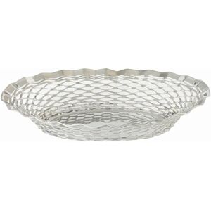 Corbeille a pain inox ovale 25x18 cm Roger Orfevre [Marron]