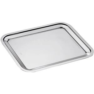 Plat rectangle en inox Dribbling 30 cm Inoxriv [Gris]