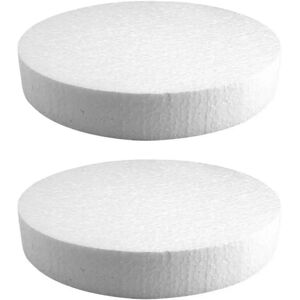 2 disques polystyrene Ø 25 cm x 4 cm Rayher