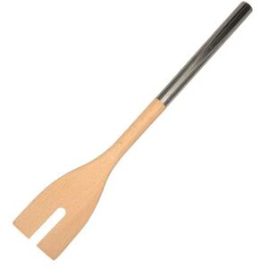 Fourchette a salade verte en bois 34 cm Boissellerie Fackelmann