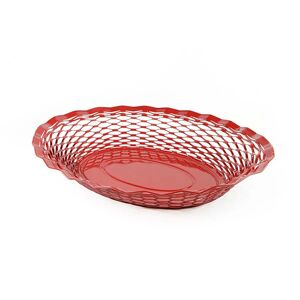 Corbeille a pain ou a fruits inox rouge 30 cm Roger Orfevre [Rouge]