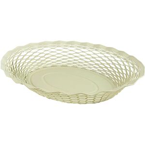 Corbeille a pain ou a fruits inox vanille 30 cm Roger Orfevre [Vert]