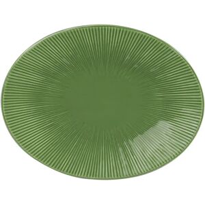 Plat ovale Bohem Vert 41,5x32 cm Table passion