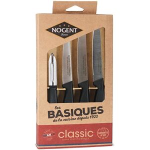 Coffret 4 couteaux Kraft classic pro noir Nogent [Bois]