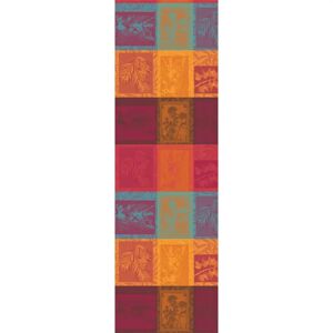 Chemin de table pur coton multicolore 180X55 Garnier Thiebaut [Dore]