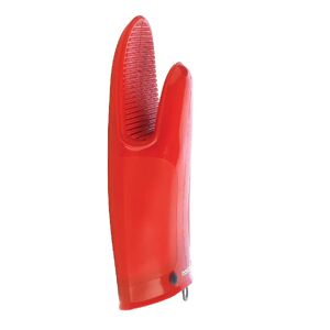 Gant de cuisine silicone et textile rouge Mastrad