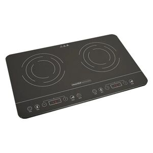 Plaques a induction ultra fine 2 foyers 3500 W KCYL35-DC06 Kitchen Chef Professional [Gris metallise]