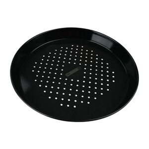 Plaque a pizza perforee ronde four et barbecue 32 cm Barbecue FM Professional