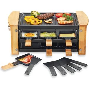 Raclette grill 6 poelons 900 W Kitchen Chef Professional [Vert]